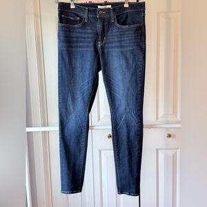 Levi's 311 Shaping Skinny Dark Blue Denim Jeans